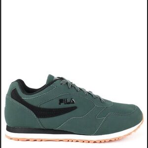 Fila Forest Green Sneakers with Black Details